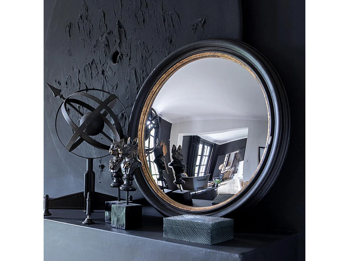 Statuette chien Résine Noir - Chic Interior's