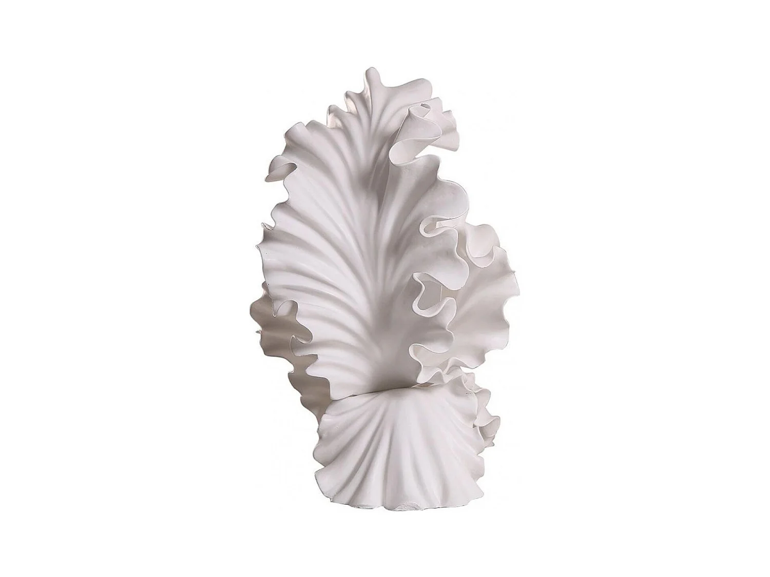 Statue fleur blanche Résine Blanc - Charme Interior's