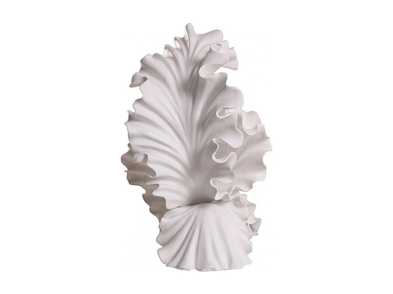 Statue fleur blanche Résine Blanc - Charme Interior's