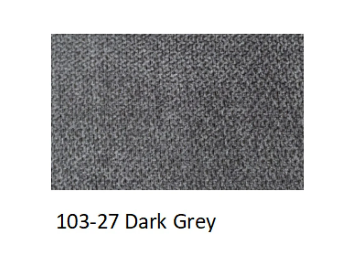 Divano 2 posti Nutmeg in tessuto grigio scuro 160x76x86H