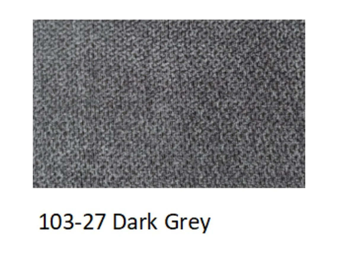 Divano 2 posti Nutmeg in tessuto grigio scuro 160x76x86H