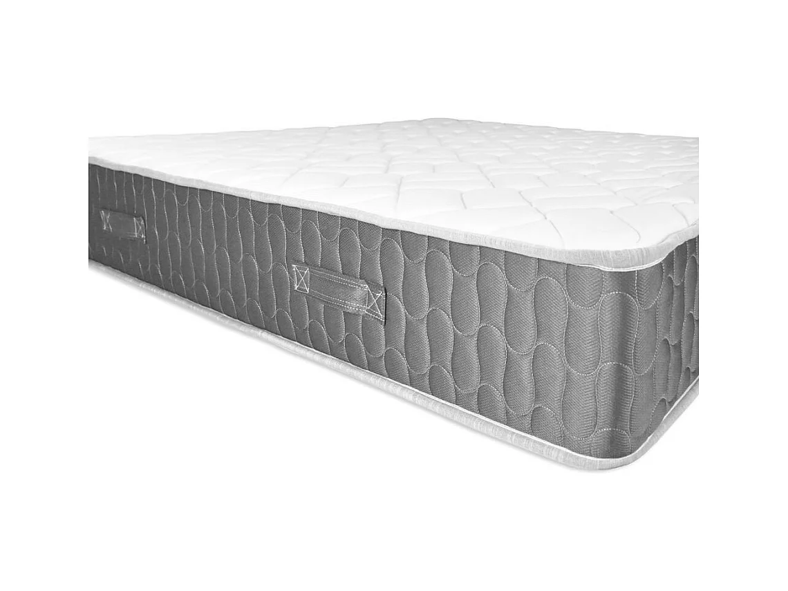 Materasso singolo 90x190x25H in schiuma poliuretanica e memory Palladio grigio