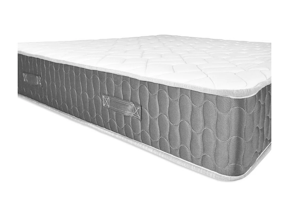 Materasso singolo 90x190x25H in schiuma poliuretanica e memory Palladio grigio