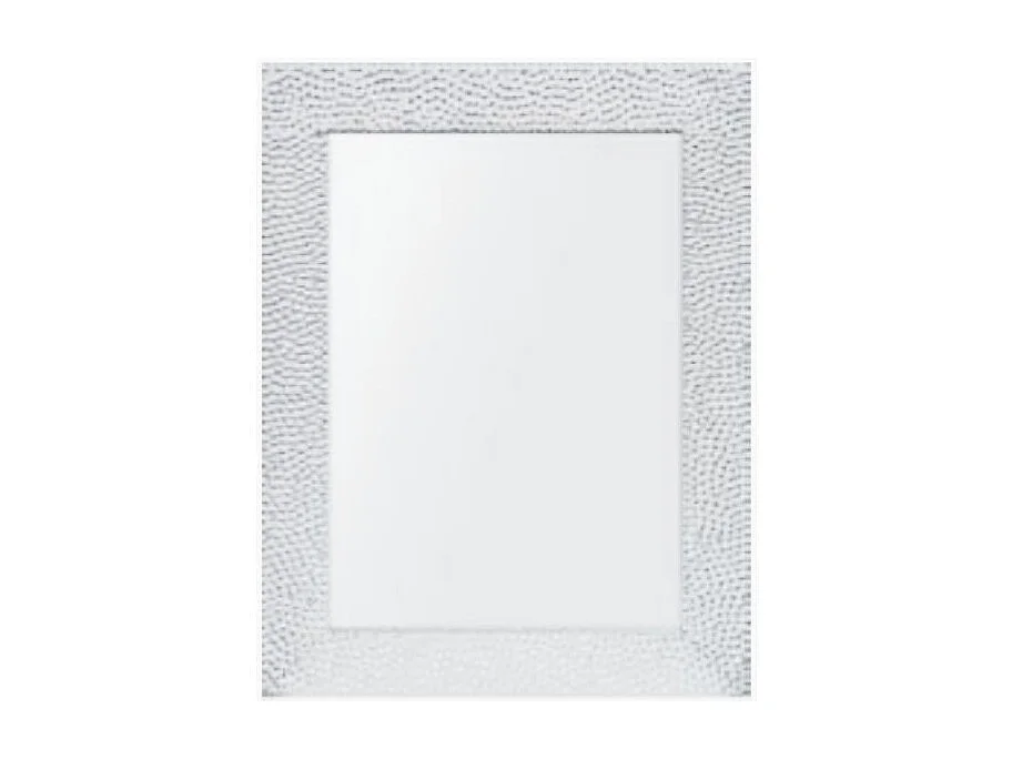 Specchio rettangolare 60x80 cornice bianco lucido ART9