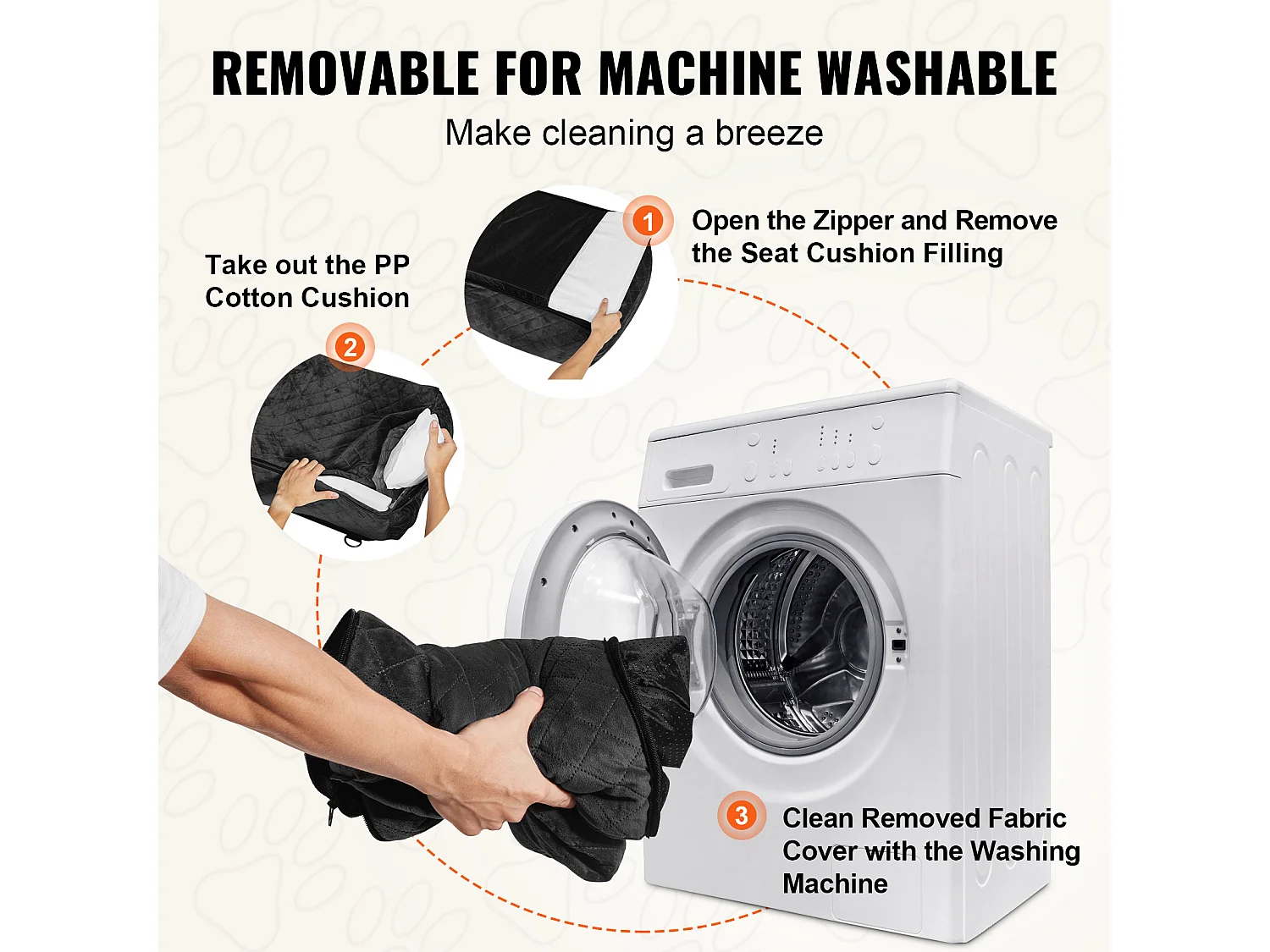 Siège Auto pour Chien SucceBuy, Petite et Moyenne Taille (jusqu'à 18 kg), Noir