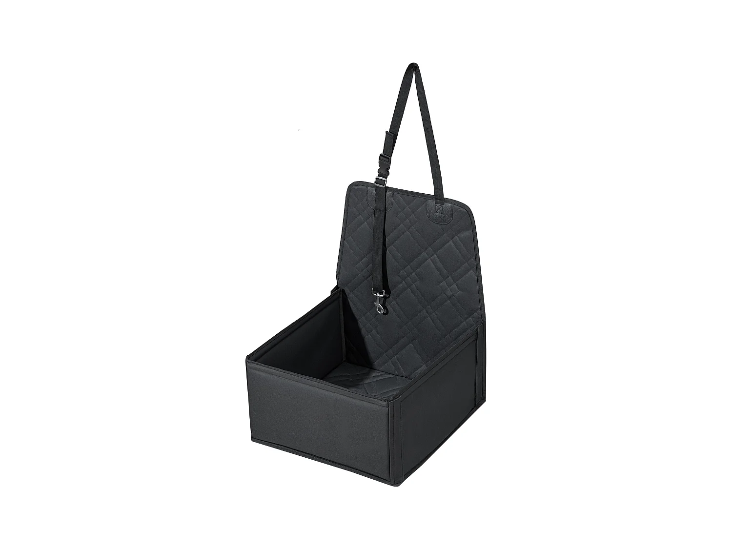 Autositz für Hunde SucceBuy, Bis zu 12 kg, Schwarz