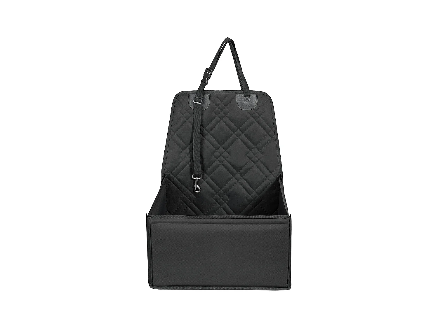 Autositz für Hunde SucceBuy, Bis zu 12 kg, Schwarz