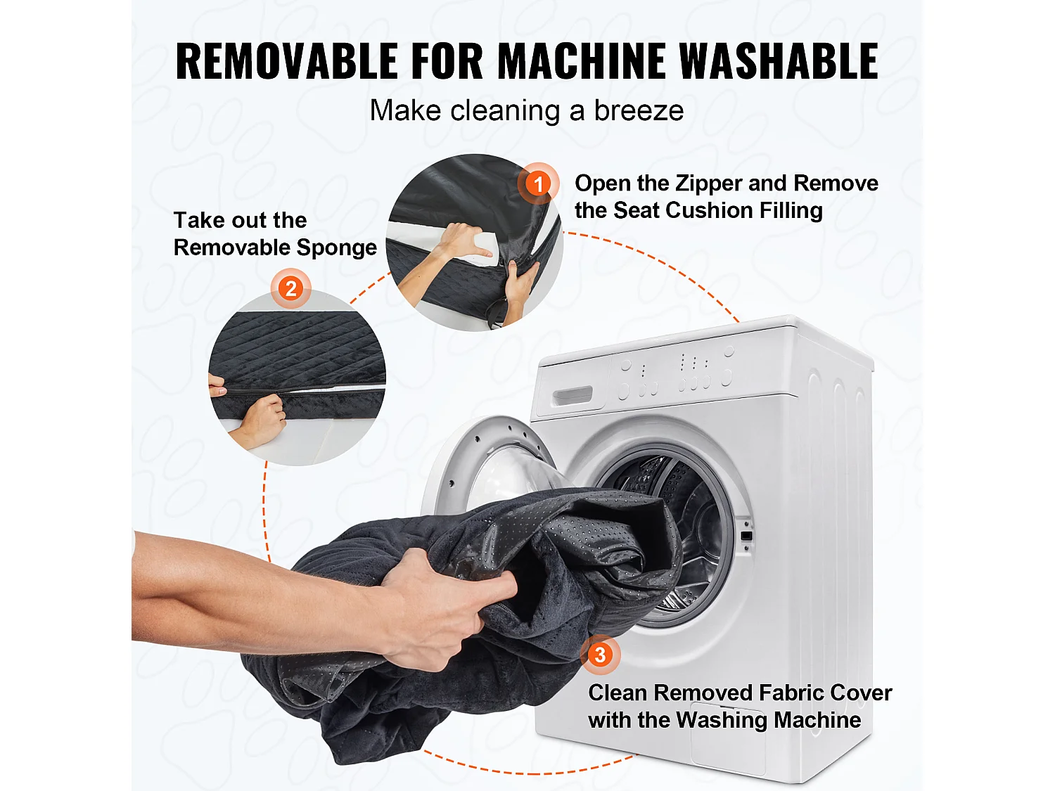 Cadeira Auto para Cães SucceBuy, Tamanho Médio/Grande (Até 25 kg), Cor Preto