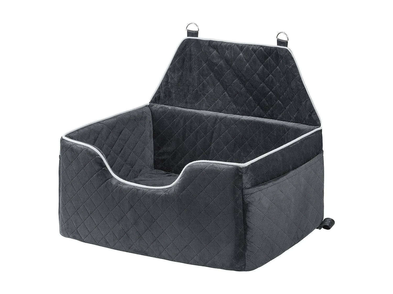 Cadeira Auto para Cães SucceBuy, Tamanho Médio/Grande (Até 25 kg), Cor Preto