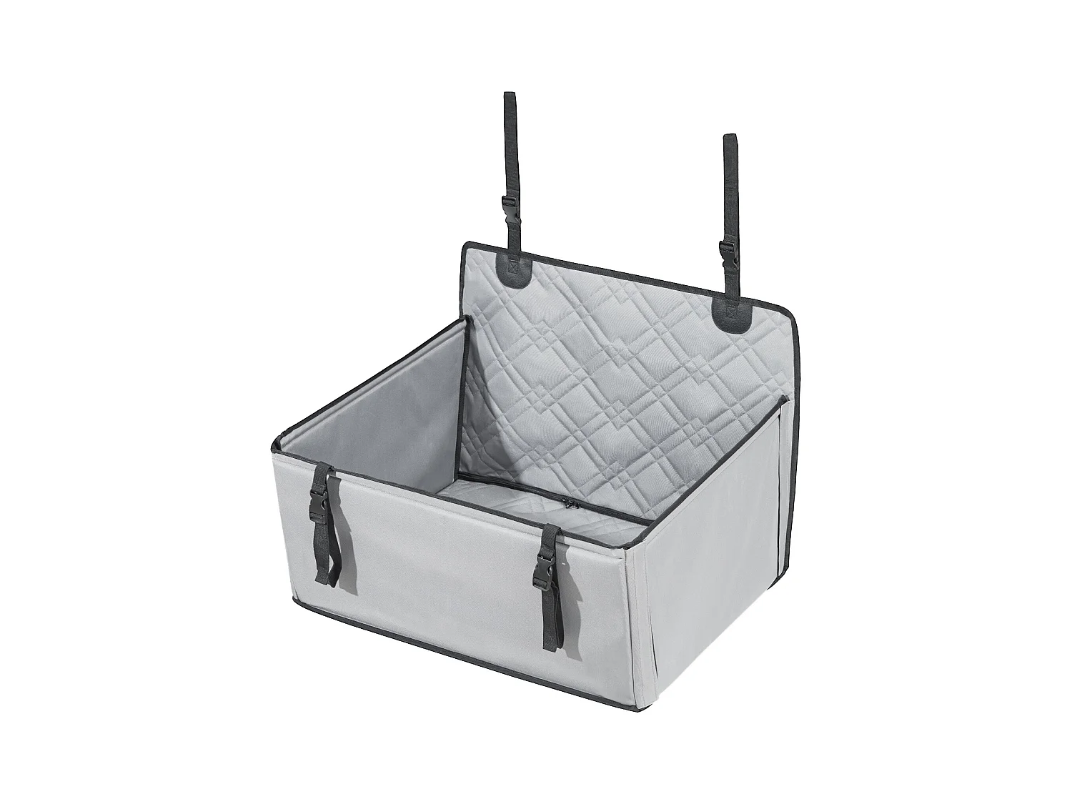 Siège Auto pour Chien SucceBuy, Convient aux Chiens S/M/L jusqu'à 22 kg, Gris