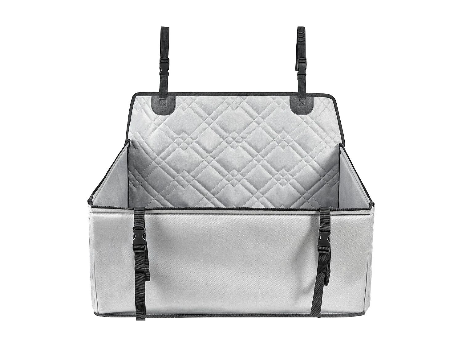 Siège Auto pour Chien SucceBuy, Convient aux Chiens S/M/L jusqu'à 22 kg, Gris