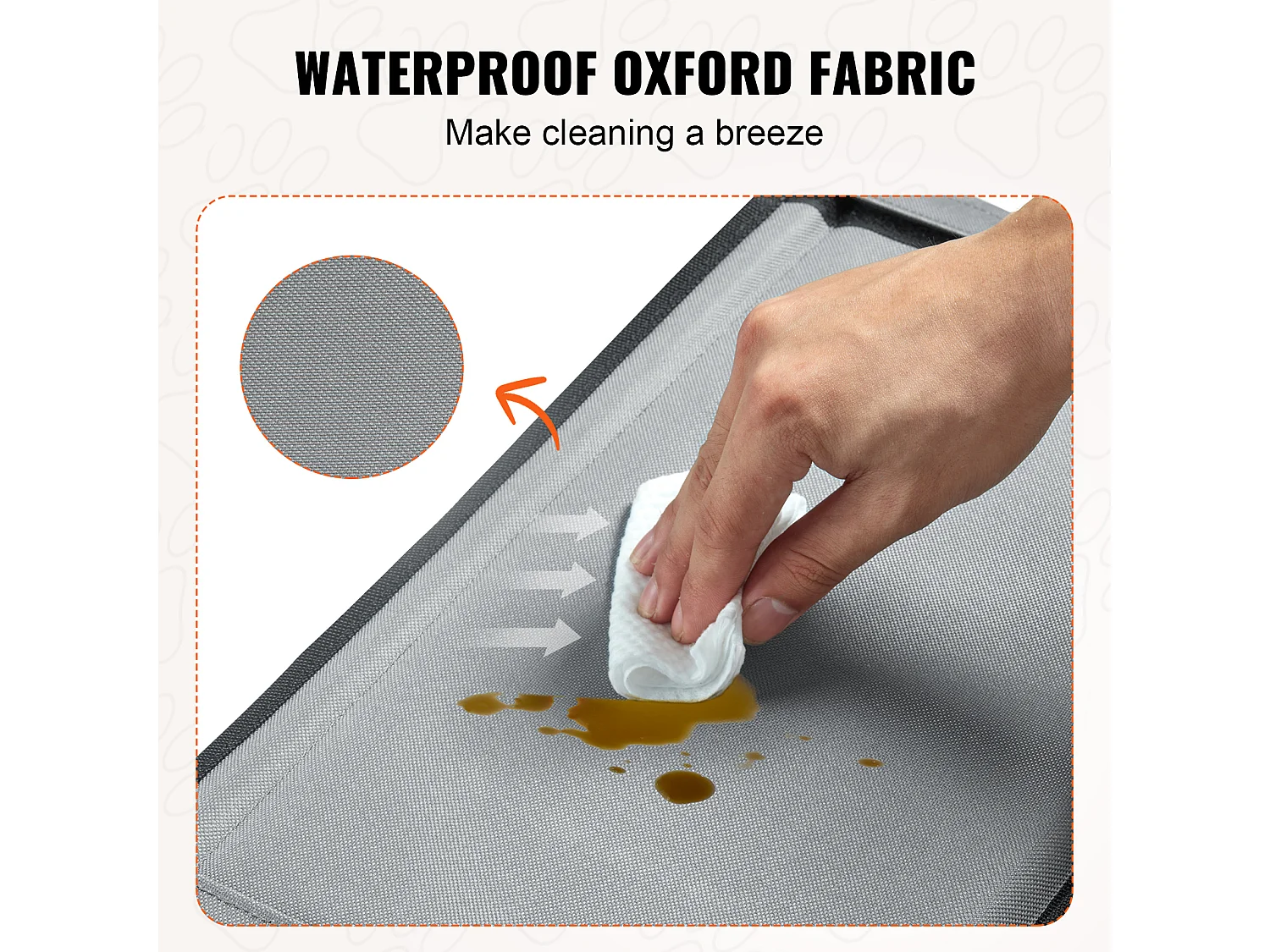 Siège Auto pour Chien SucceBuy, Convient aux Chiens S/M/L jusqu'à 22 kg, Gris