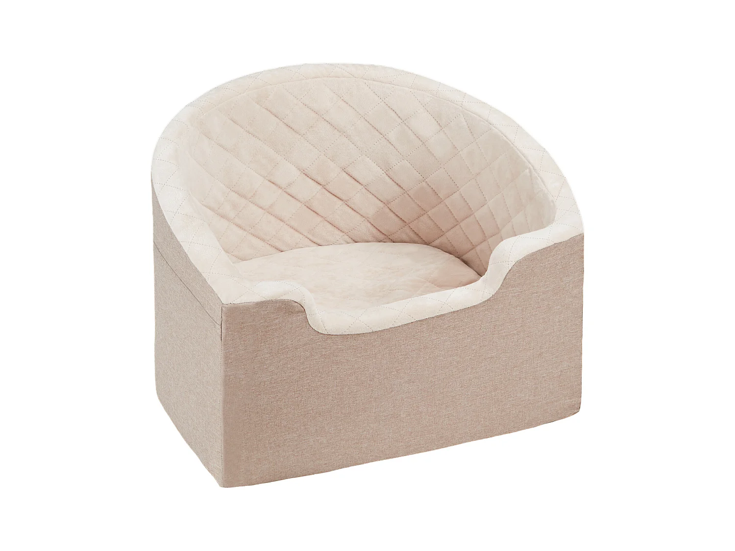 Siège Auto pour Chien SucceBuy, Petite et Moyenne Taille (jusqu'à 25 kg), Marron