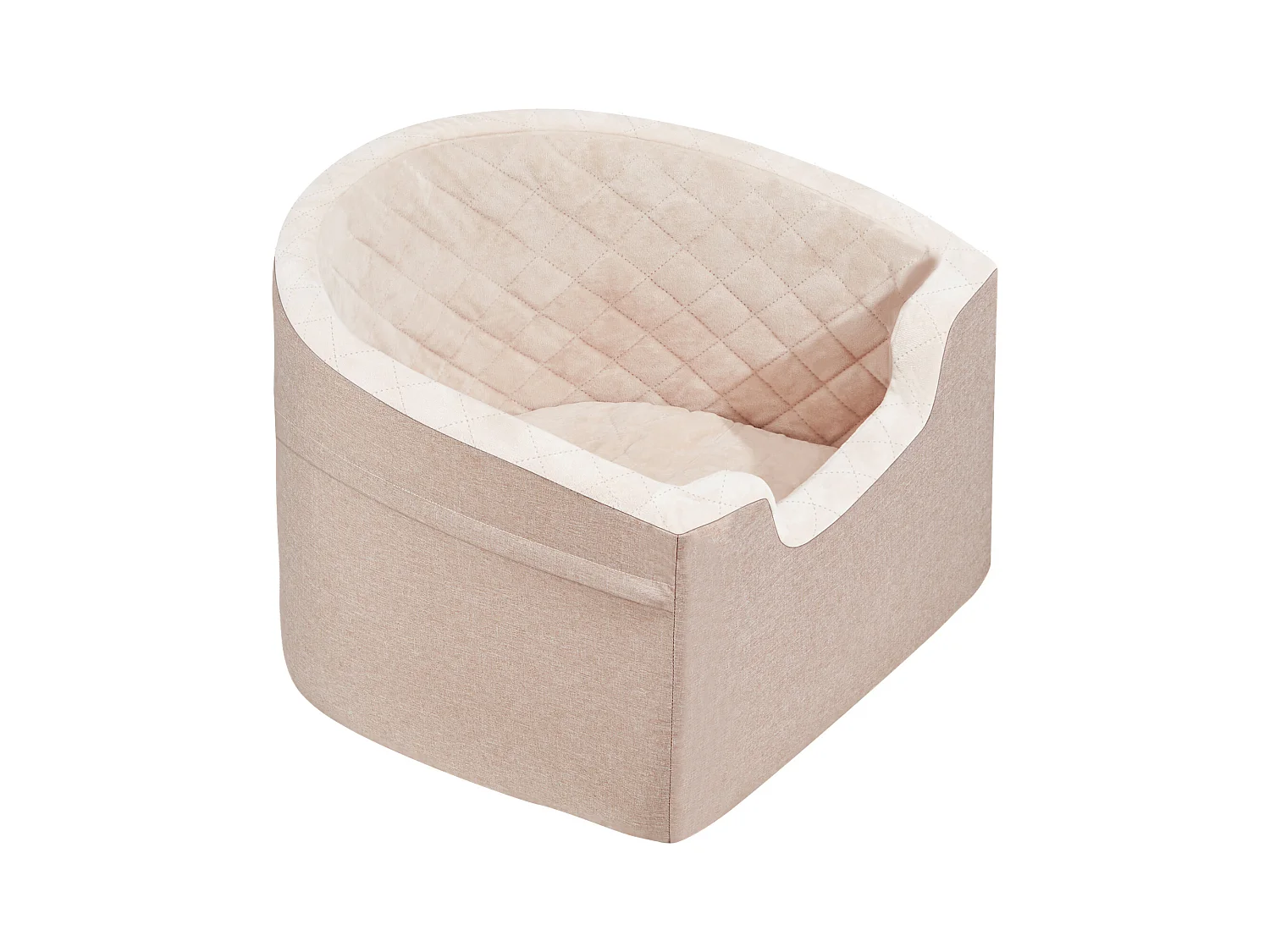 Siège Auto pour Chien SucceBuy, Petite et Moyenne Taille (jusqu'à 25 kg), Marron