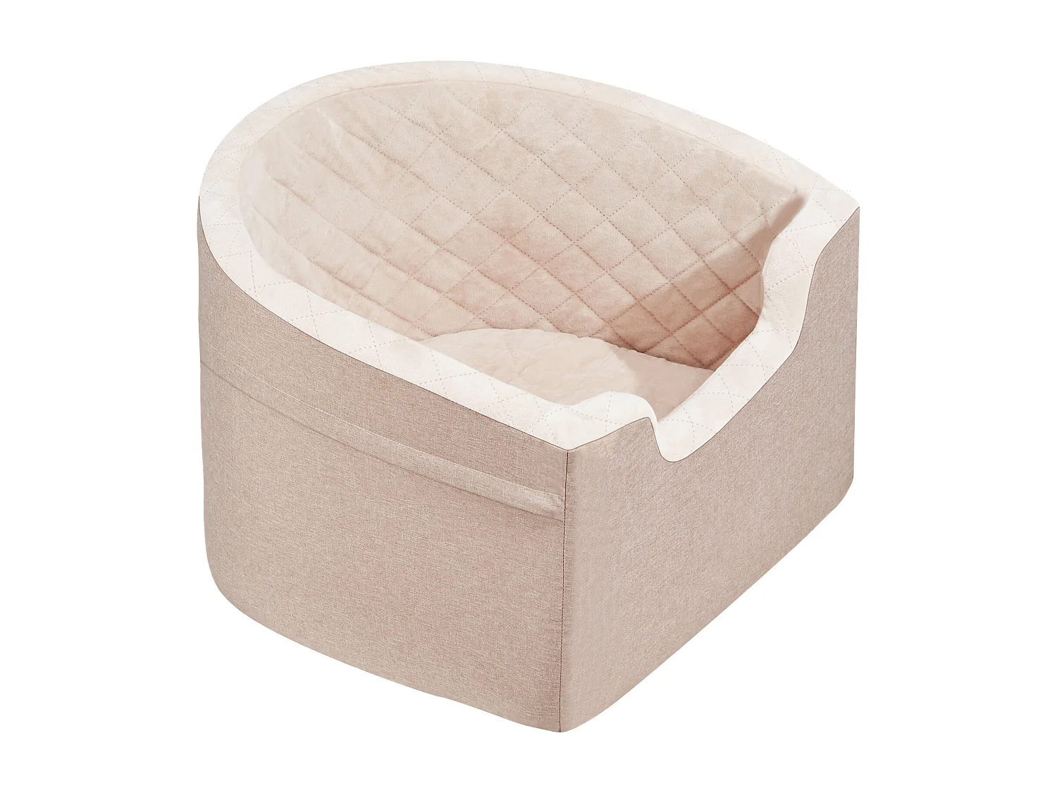 Siège Auto pour Chien SucceBuy, Petite et Moyenne Taille (jusqu'à 25 kg), Marron