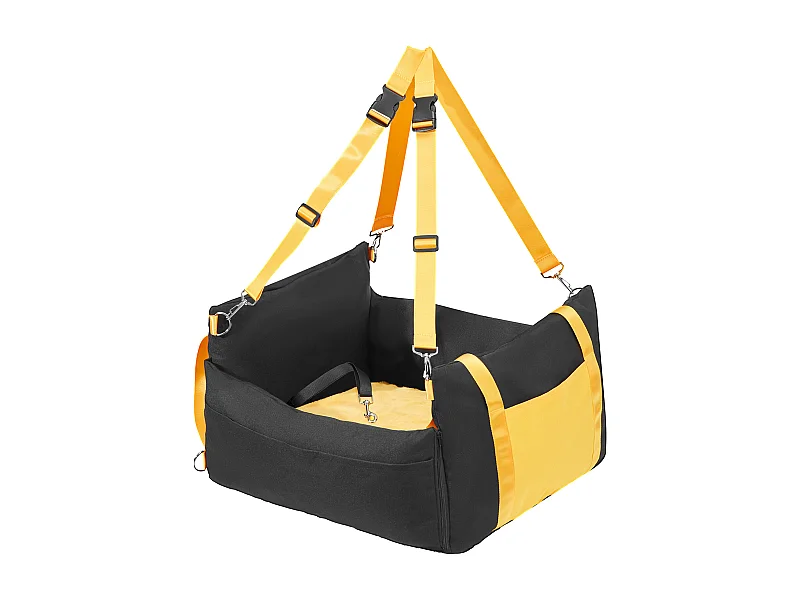 Asiento de Coche para Perros SucceBuy, Tamaño Pequeño (Hasta 11 kg), Color Negro