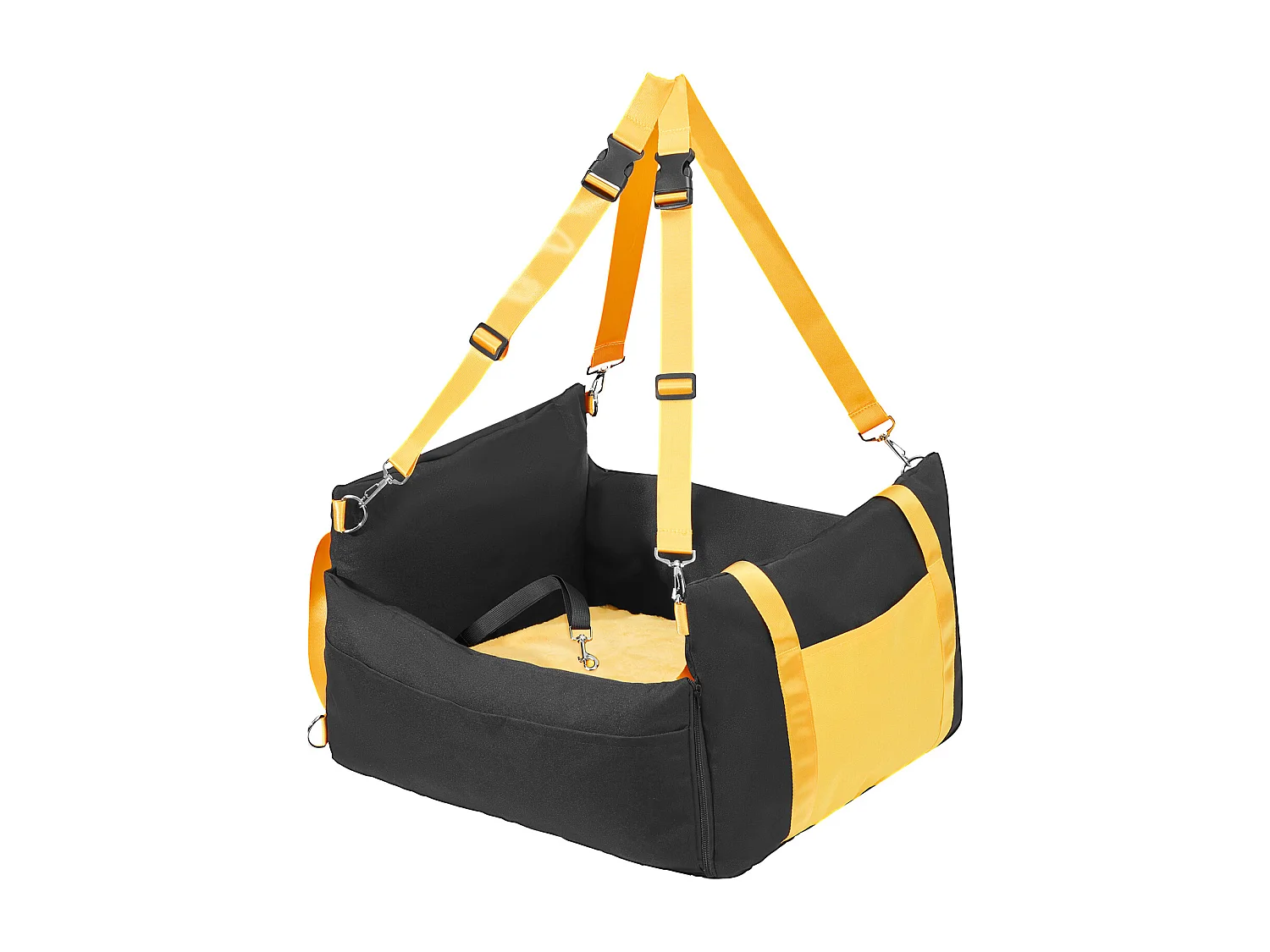 Siège Auto pour Chien SucceBuy, Taille Petite (Jusqu'à 11 kg), Couleur Noire