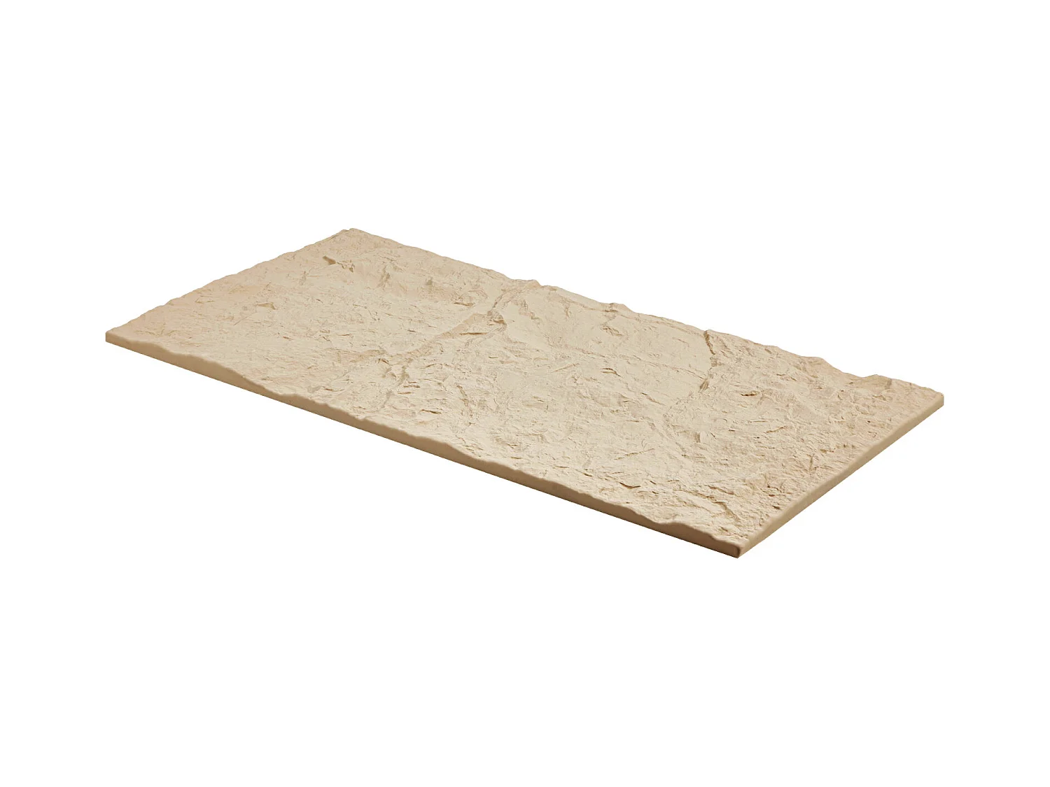 Panneaux Muraux 3D SucceBuy, Lot de 4, 122 x 61 cm, Aspect Pierre, Couverture de 3 m², Jaune Pierre