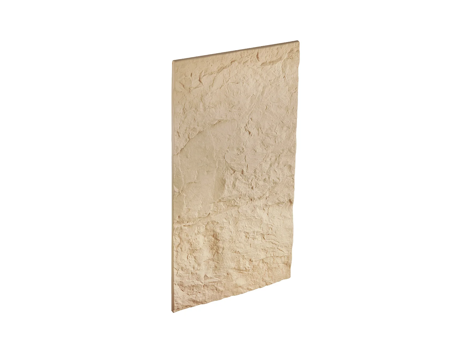 Panneaux Muraux 3D SucceBuy, Lot de 4, 122 x 61 cm, Aspect Pierre, Couverture de 3 m², Jaune Pierre