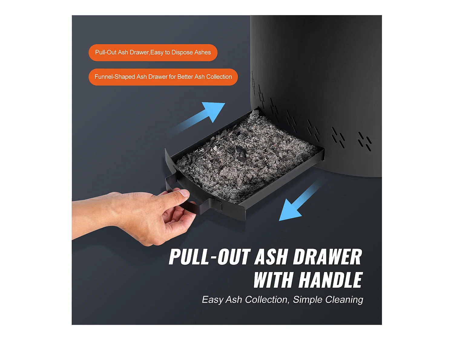 Poêle à Bois sans Fumée SucceBuy Bonfire, 400 mm de Diamètre, en Acier Inoxydable