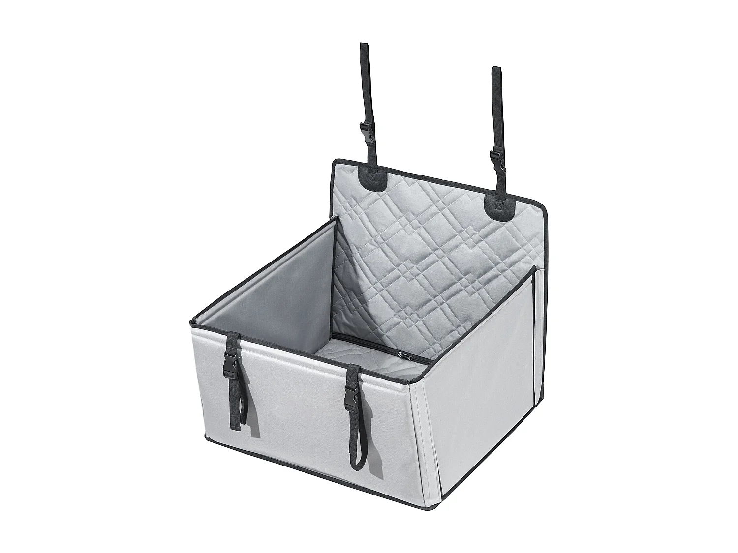 Siège Auto pour Chien SucceBuy, Taille S/M/L (Jusqu'à 18 kg), Couleur Grise