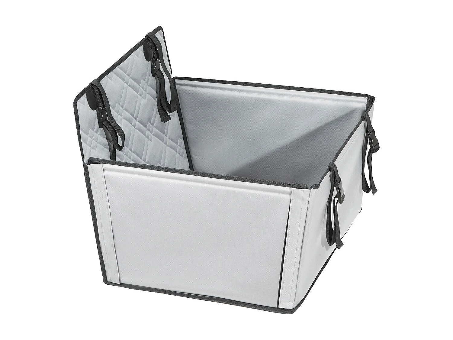 Siège Auto pour Chien SucceBuy, Taille S/M/L (Jusqu'à 18 kg), Couleur Grise