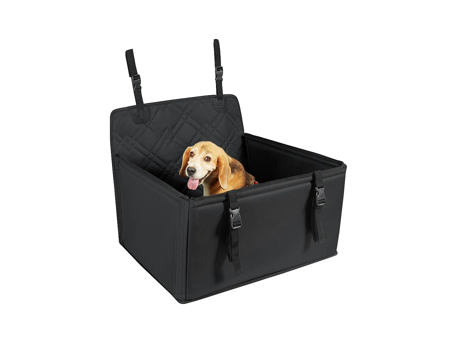 Siège Auto Rehausseur pour Chien SucceBuy, Taille S/M/L (Jusqu'à 18 kg), Couleur Noire