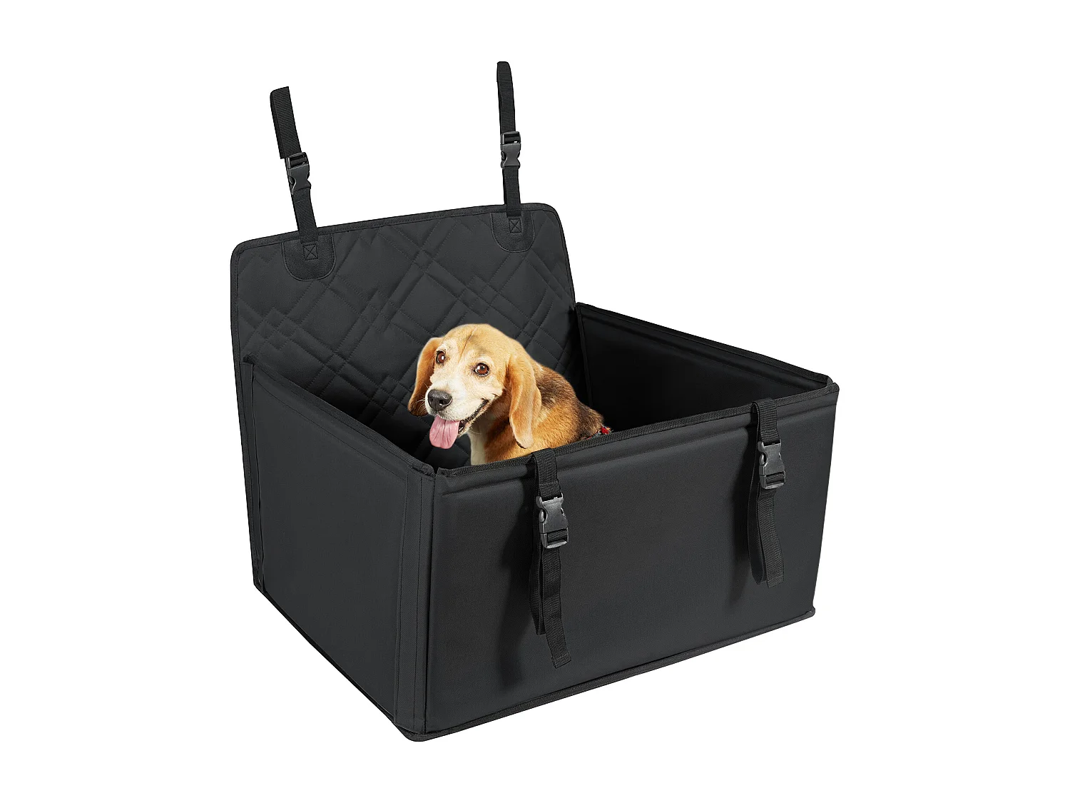 Siège Auto Rehausseur pour Chien SucceBuy, Taille S/M/L (Jusqu'à 18 kg), Couleur Noire