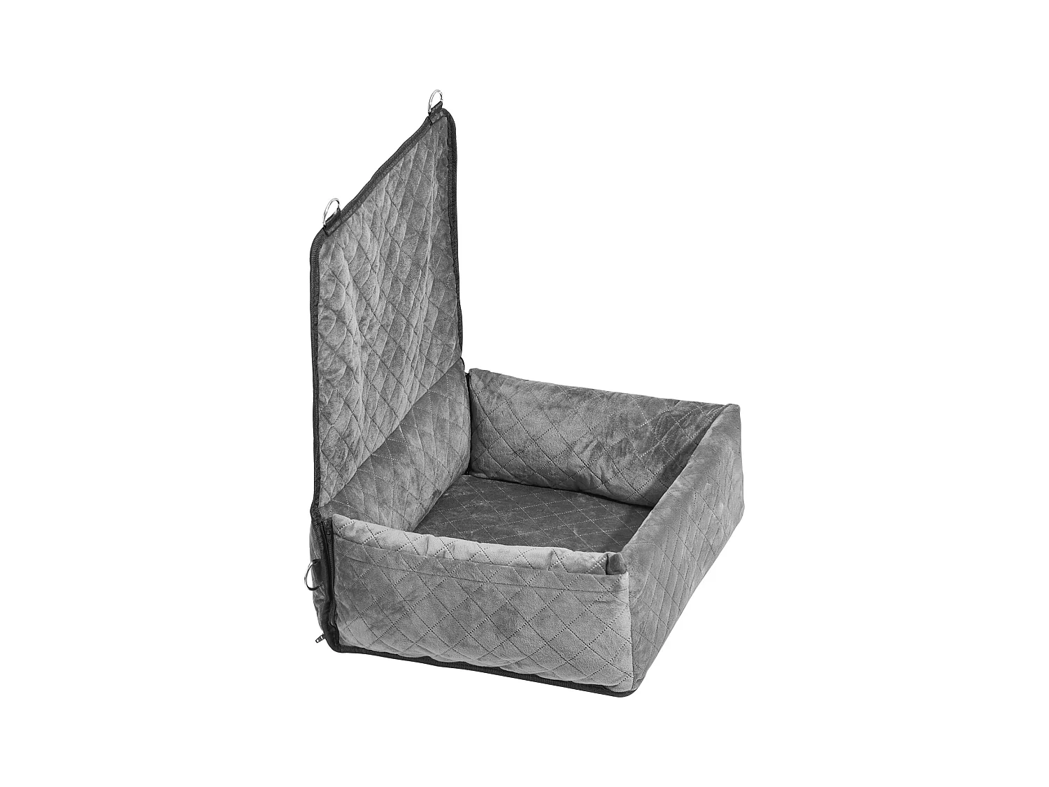 Siège Auto pour Chien SucceBuy, Taille Petite/Moyenne (Jusqu'à 18 kg), Couleur Grise