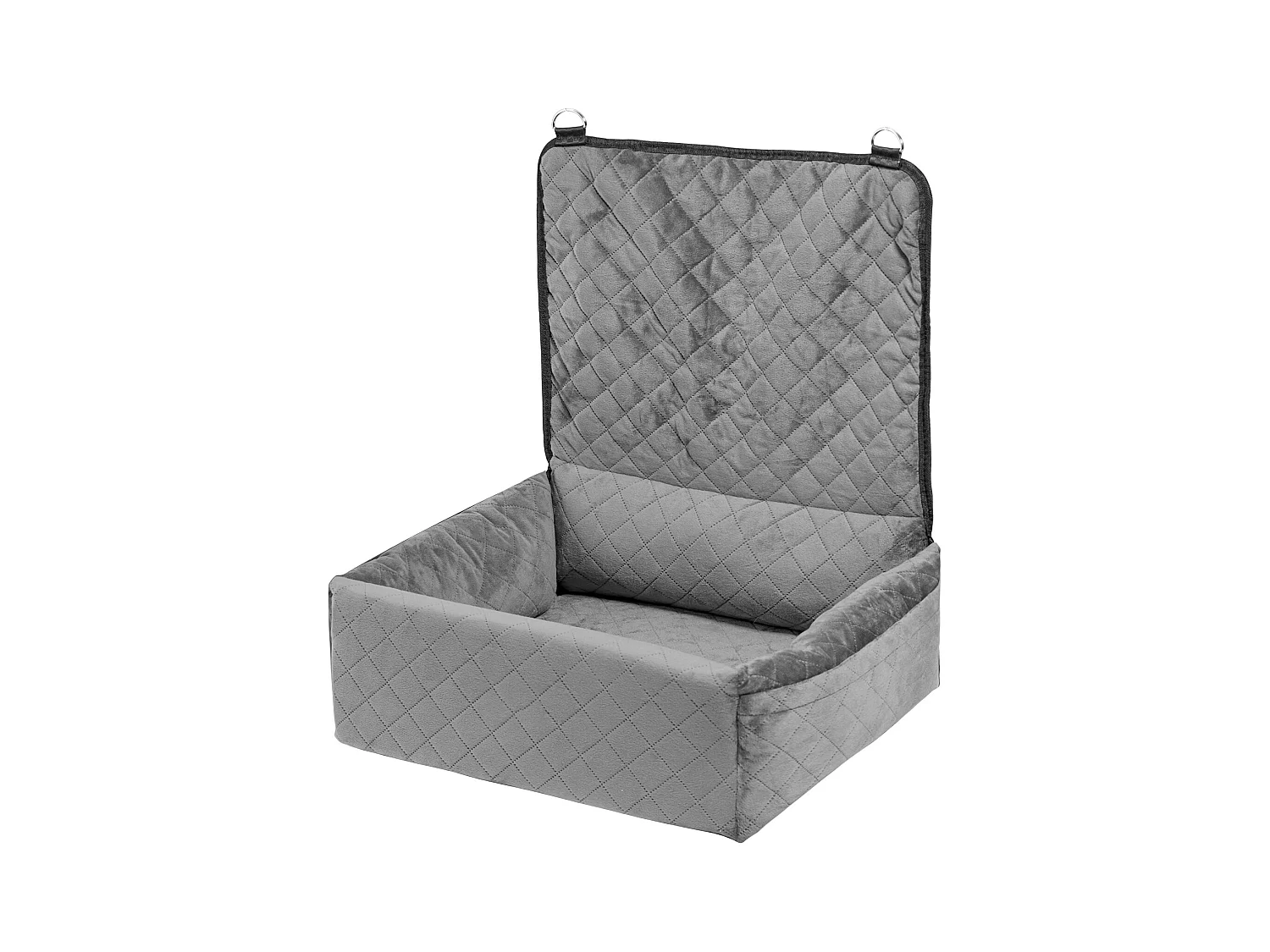 Siège Auto pour Chien SucceBuy, Taille Petite/Moyenne (Jusqu'à 18 kg), Couleur Grise