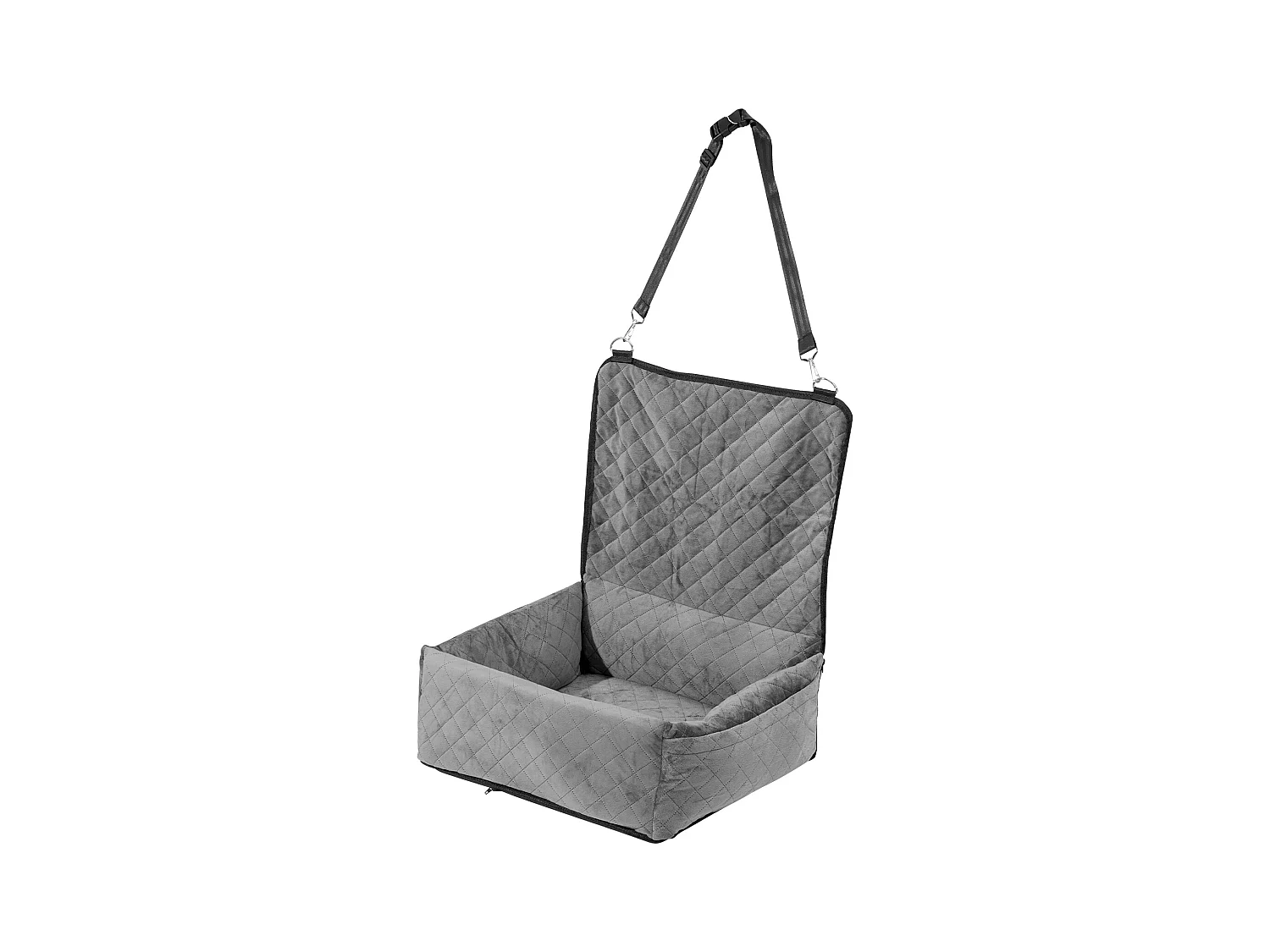 Hundeautositz SucceBuy, Größe Klein/Mittel (bis 18 kg), Farbe Grau