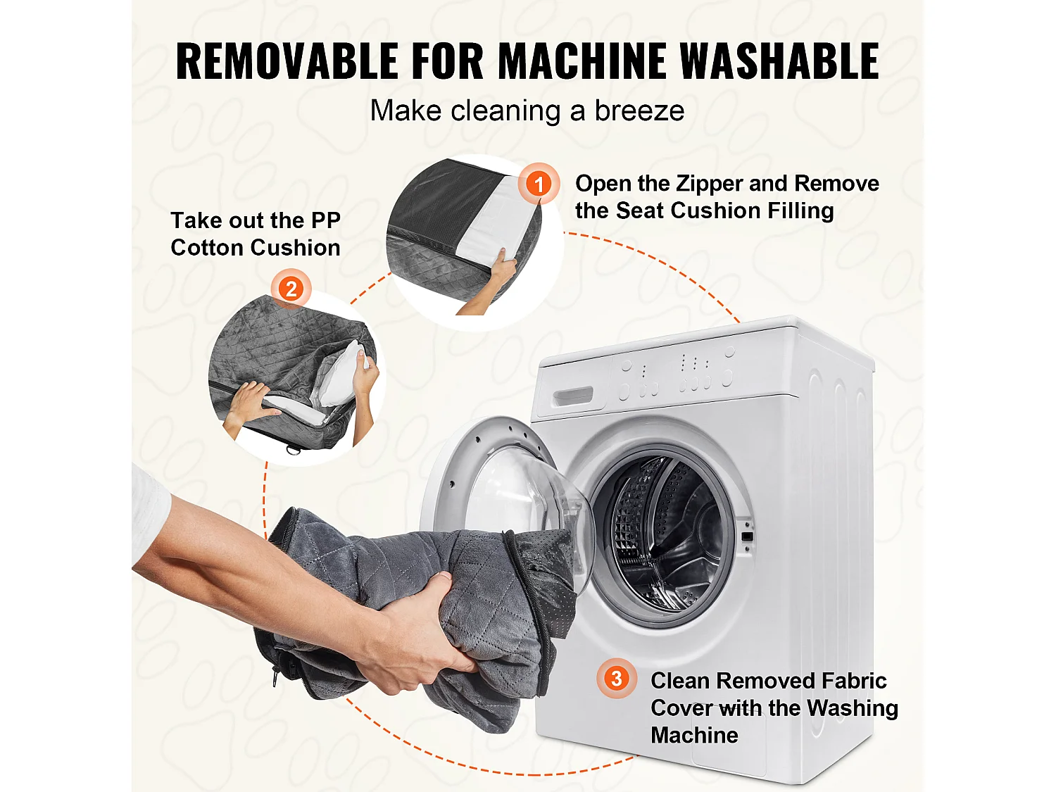 Siège Auto pour Chien SucceBuy, Taille Petite/Moyenne (Jusqu'à 18 kg), Couleur Grise