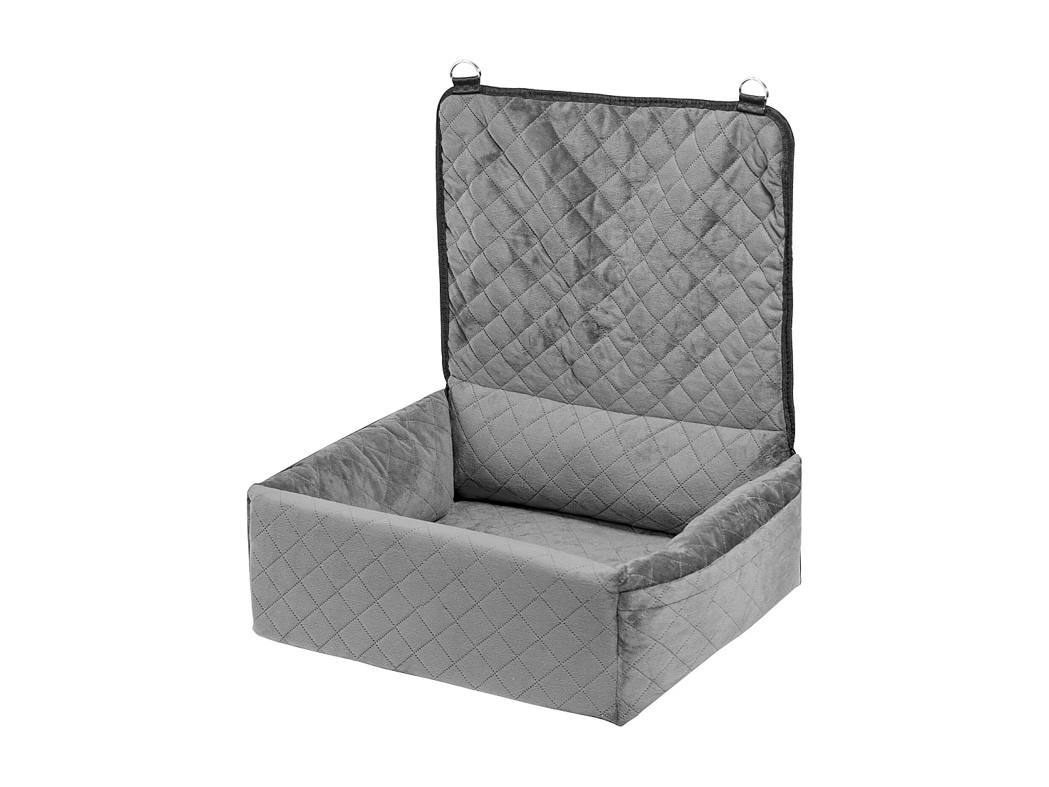 Siège Auto pour Chien SucceBuy, Taille Petite/Moyenne (Jusqu'à 18 kg), Couleur Grise