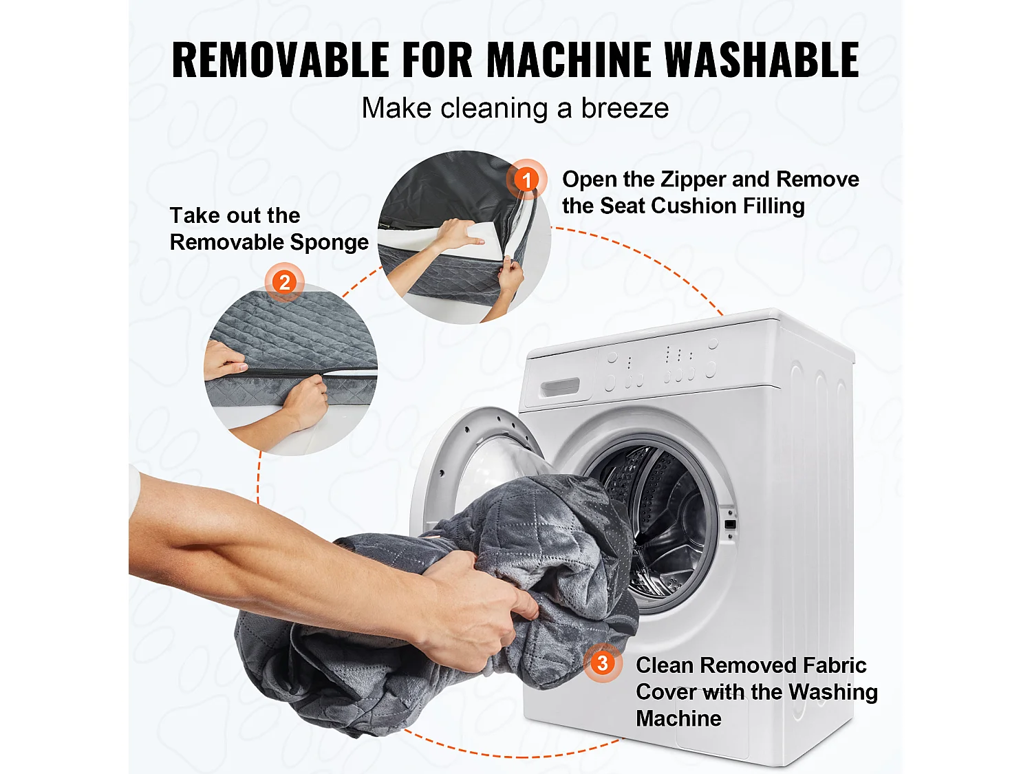 Cadeira Auto para Cães SucceBuy, Tamanho Médio/Grande (Até 25 kg), Cor Cinzenta