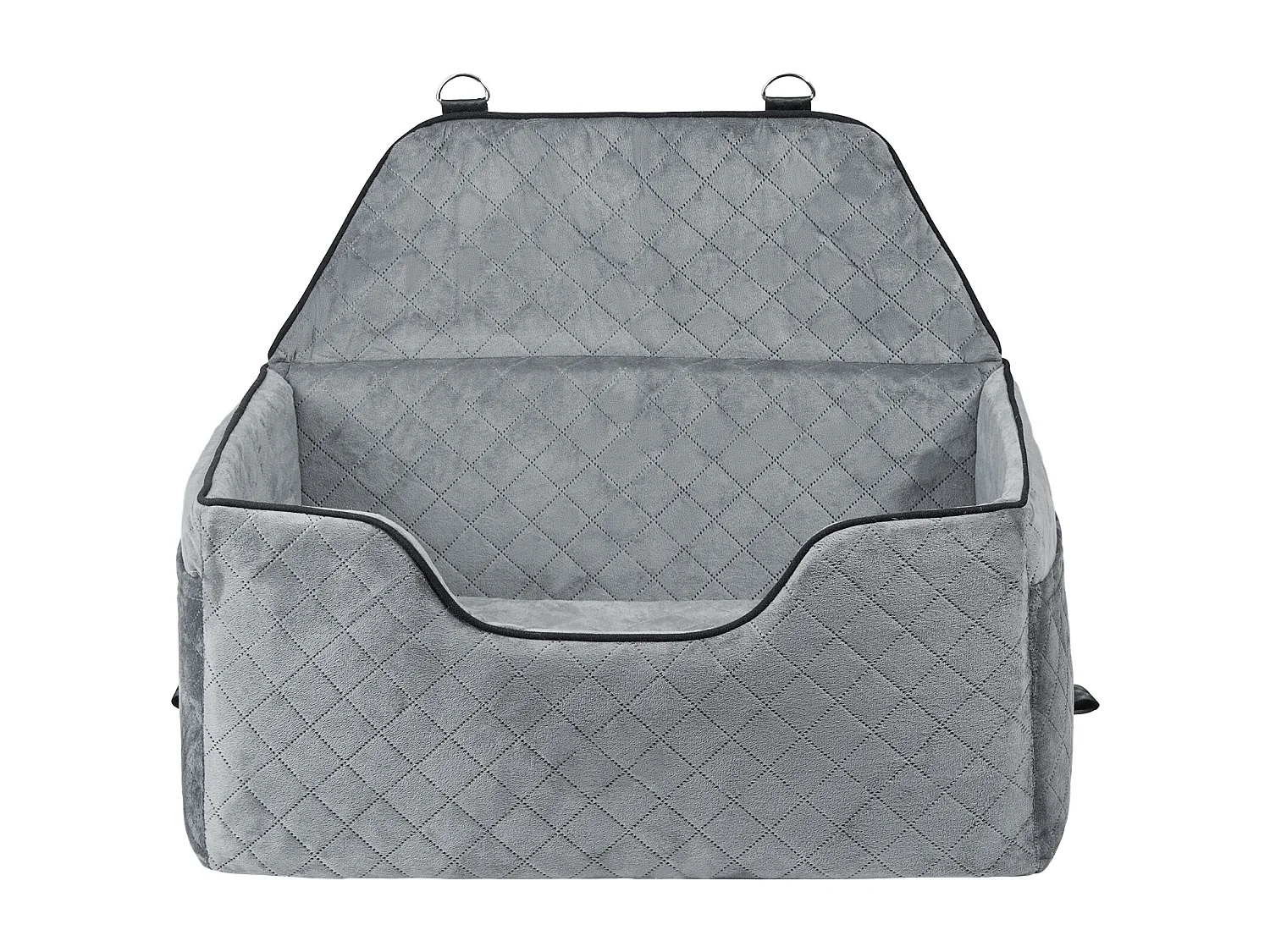 Cadeira Auto para Cães SucceBuy, Tamanho Médio/Grande (Até 25 kg), Cor Cinzenta