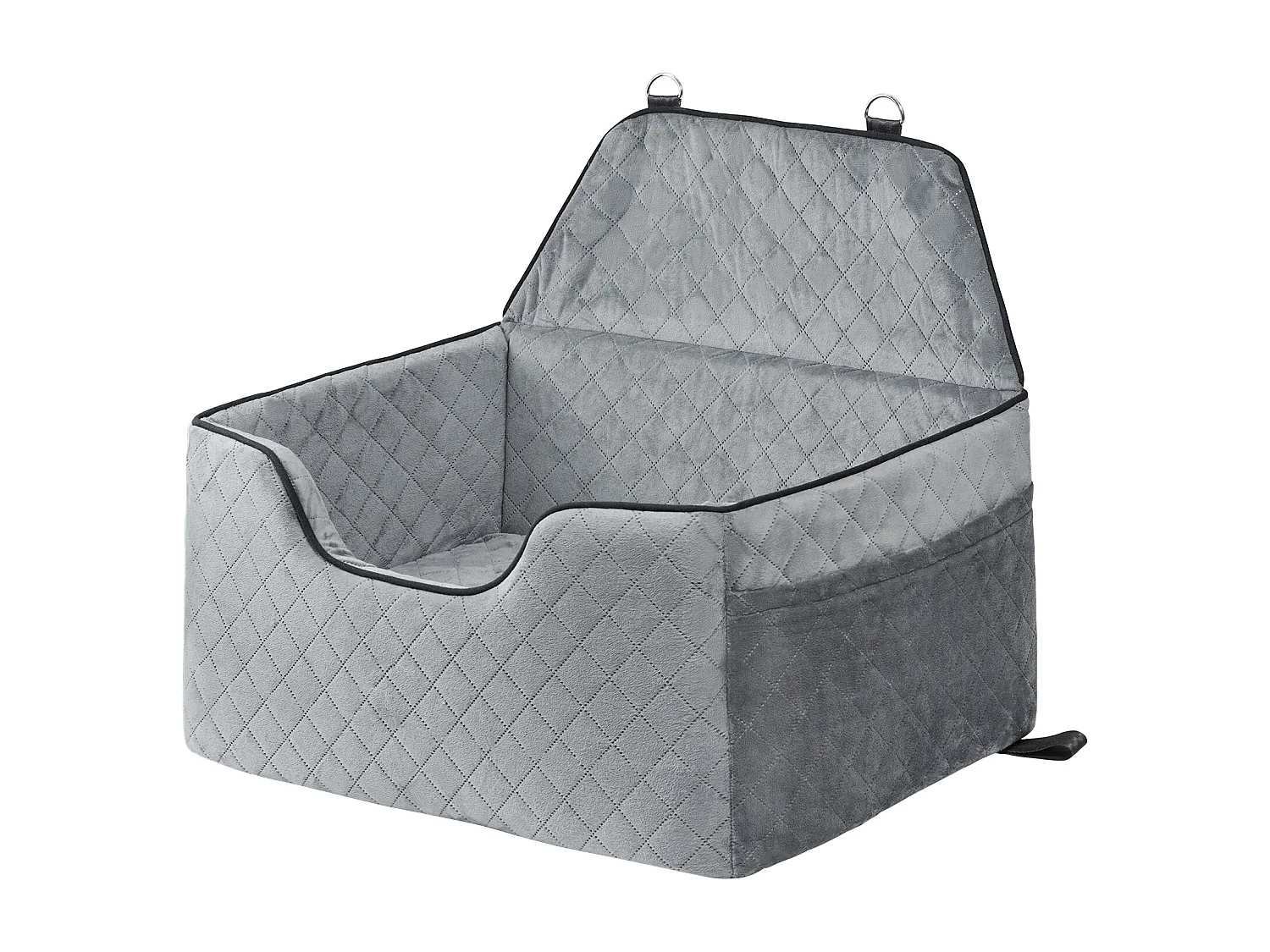 Cadeira Auto para Cães SucceBuy, Tamanho Médio/Grande (Até 25 kg), Cor Cinzenta