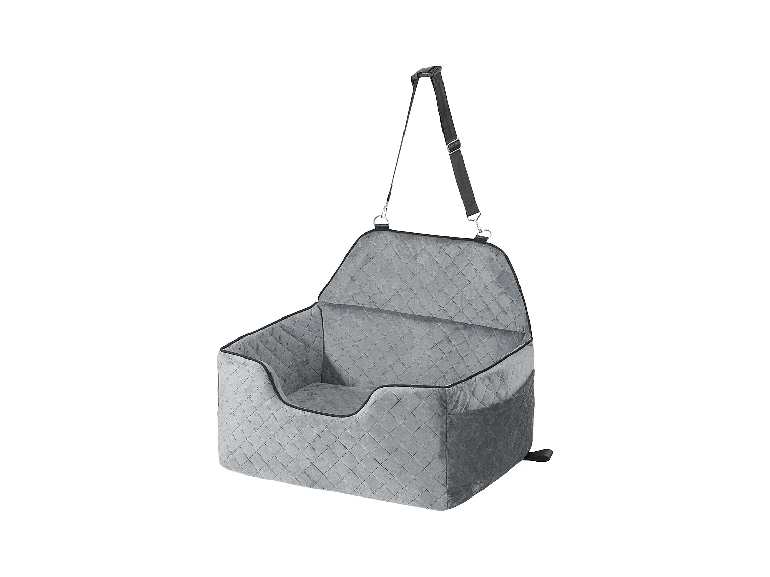 Siège Auto pour Chien SucceBuy, Taille Moyenne/Grande (Jusqu'à 25 kg), Couleur Grise