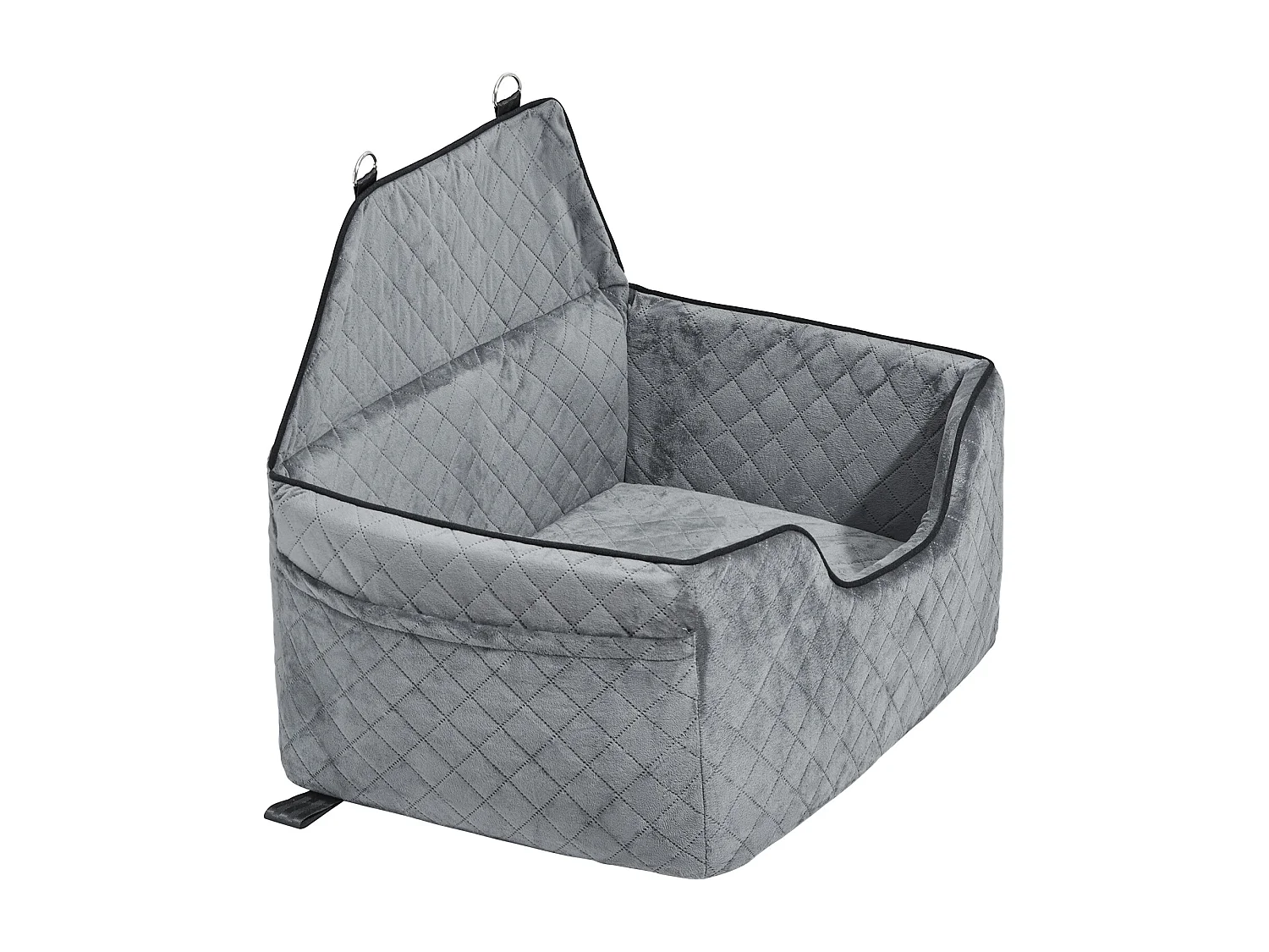 Autositz für Hunde SucceBuy, Größe Mittel/Groß (bis 25 kg), Farbe Grau