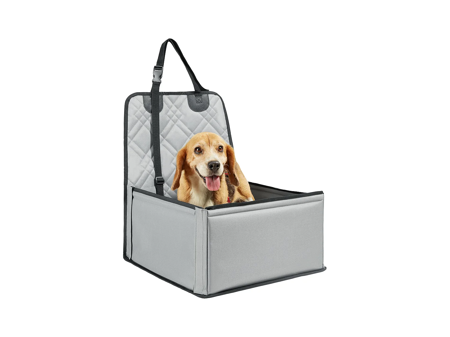 Siège Auto Rehausseur pour Chien SucceBuy, pour Chien Petit (Jusqu'à 11 kg), Couleur Grise