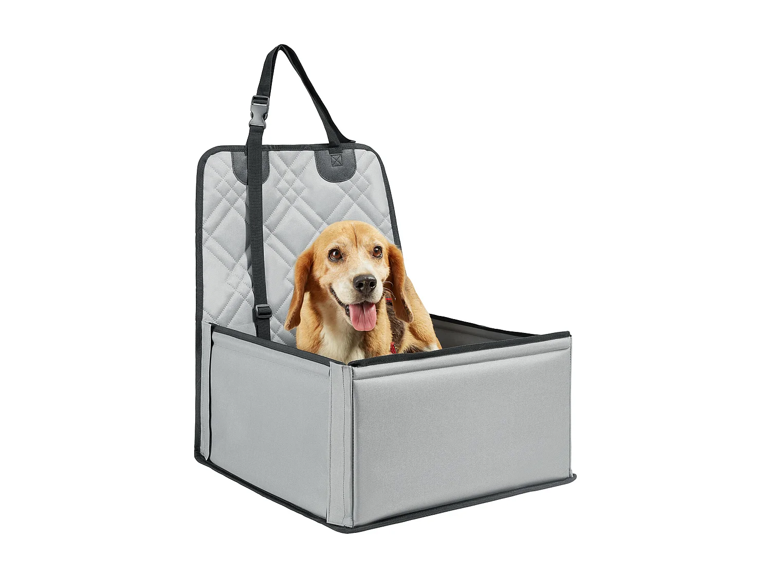 Siège Auto Rehausseur pour Chien SucceBuy, pour Chien Petit (Jusqu'à 11 kg), Couleur Grise