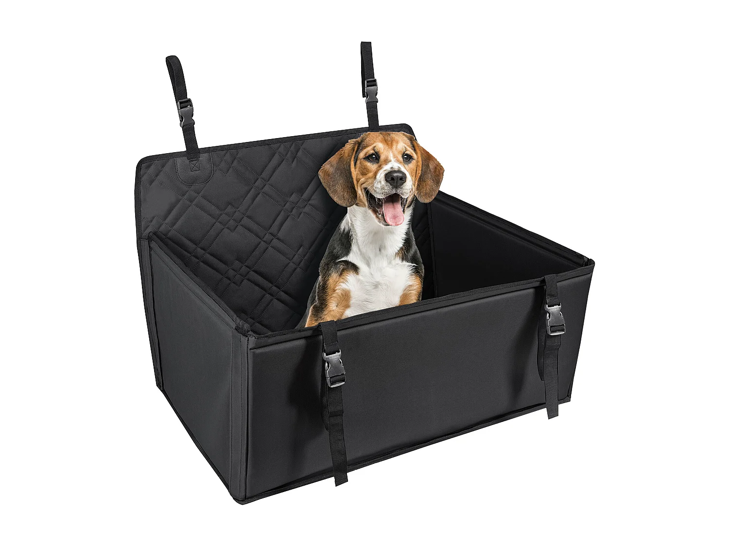 Siège Auto Rehausseur pour Chien SucceBuy, Taille S/M/L (Jusqu'à 22 kg), Couleur Noire