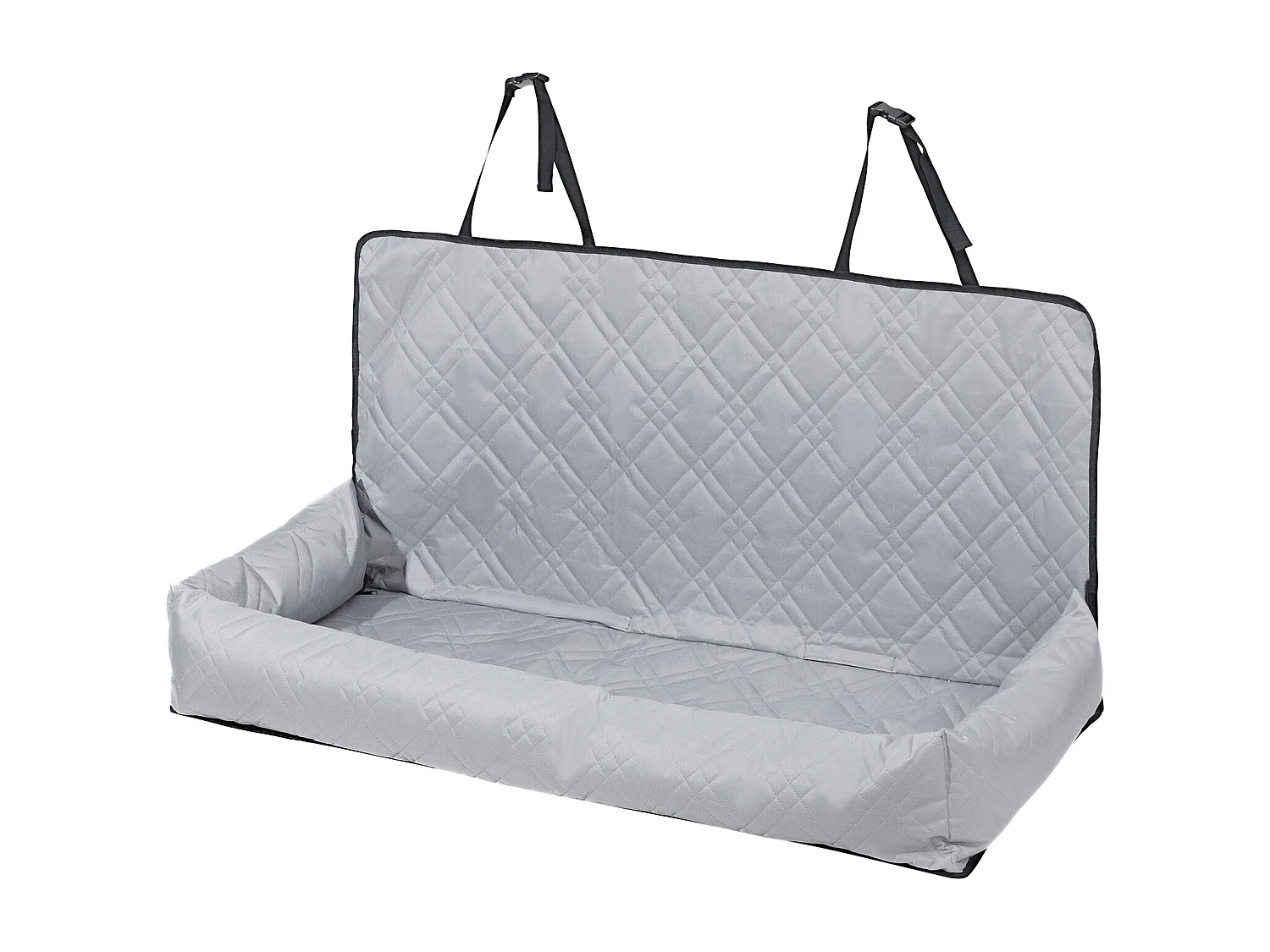 Siège Auto pour Chien SucceBuy, Taille Moyenne/Grande (Jusqu'à 45 kg), Couleur Grise