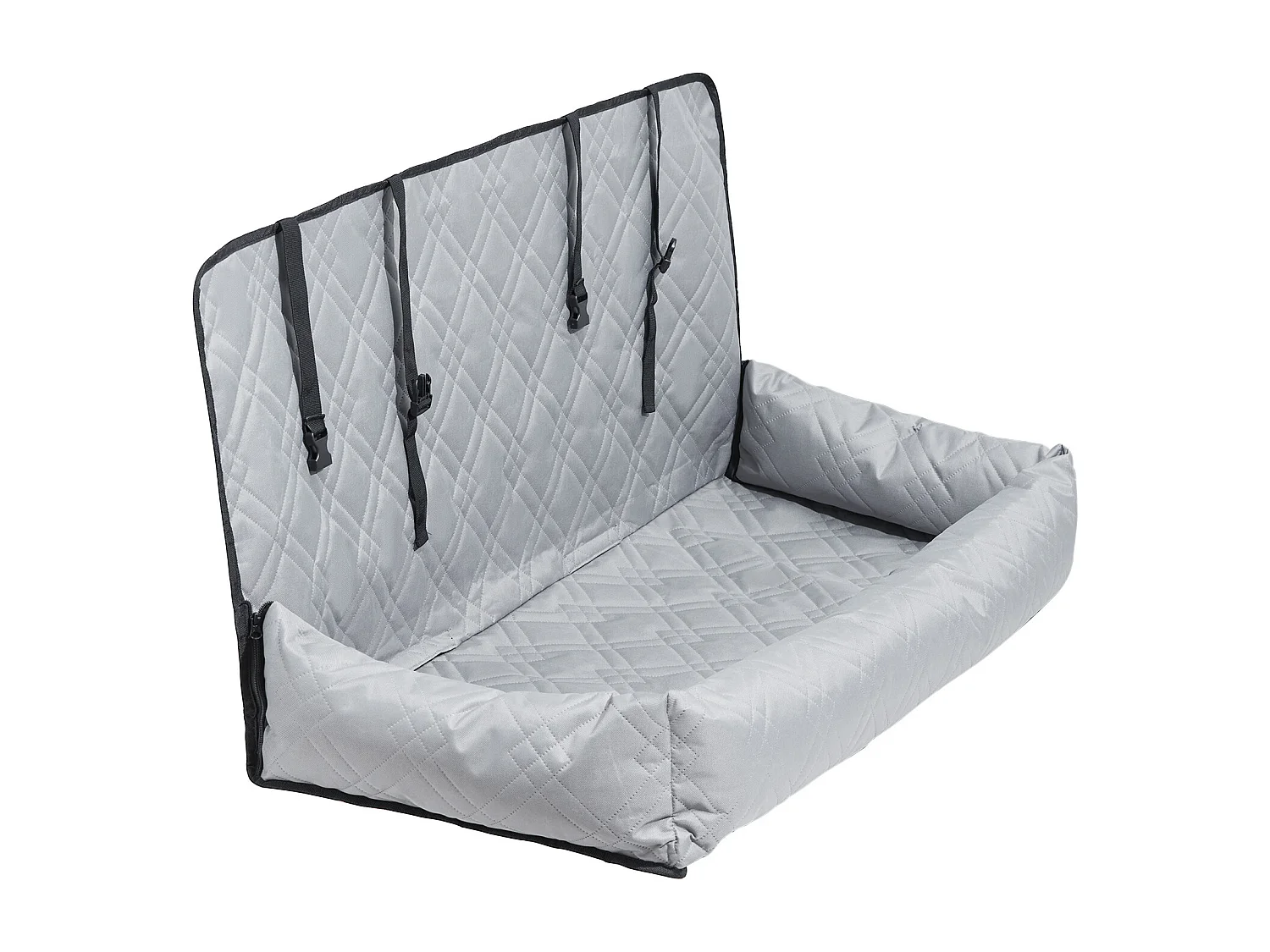 Siège Auto pour Chien SucceBuy, Taille Moyenne/Grande (Jusqu'à 45 kg), Couleur Grise