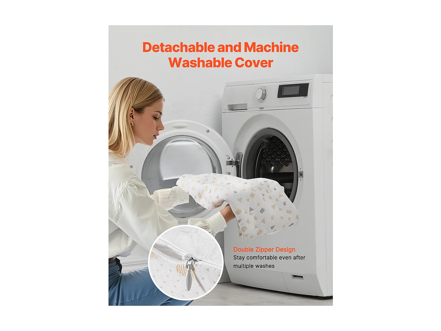 Cuscino per Gravidanza SucceBuy, Cuscini Maternità Morbidi e Regolabili per Future Mamme