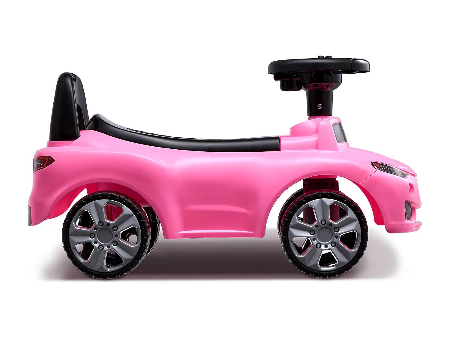 Passeggino Walker SucceBuy Macchinina Rosa per Bambini - Ideale per Bambini da 1 a 3 Anni, Ottima per Aiutare i Più Piccoli a Sviluppare l'Equilibrio
