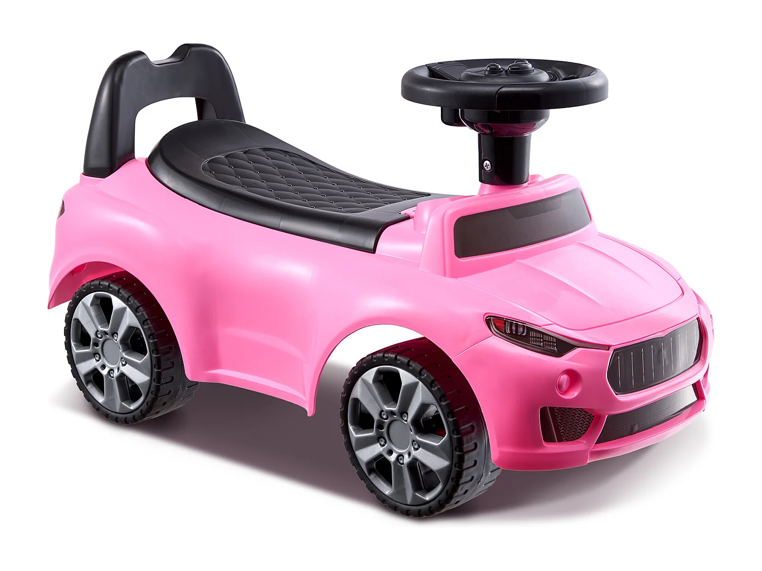 Passeggino Walker SucceBuy Macchinina Rosa per Bambini - Ideale per Bambini da 1 a 3 Anni, Ottima per Aiutare i Più Piccoli a Sviluppare l'Equilibrio