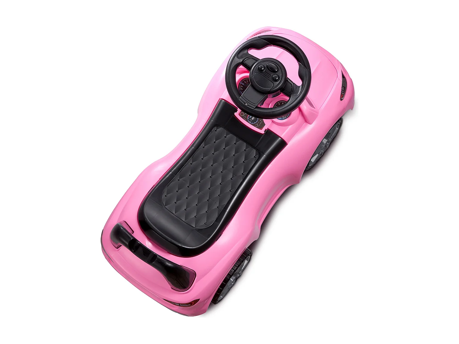 Passeggino Walker SucceBuy Macchinina Rosa per Bambini - Ideale per Bambini da 1 a 3 Anni, Ottima per Aiutare i Più Piccoli a Sviluppare l'Equilibrio