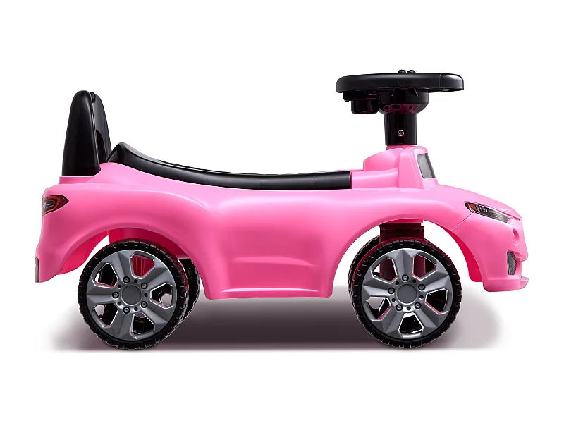 Passeggino Walker SucceBuy Macchinina Rosa per Bambini - Ideale per Bambini da 1 a 3 Anni, Ottima per Aiutare i Più Piccoli a Sviluppare l'Equilibrio