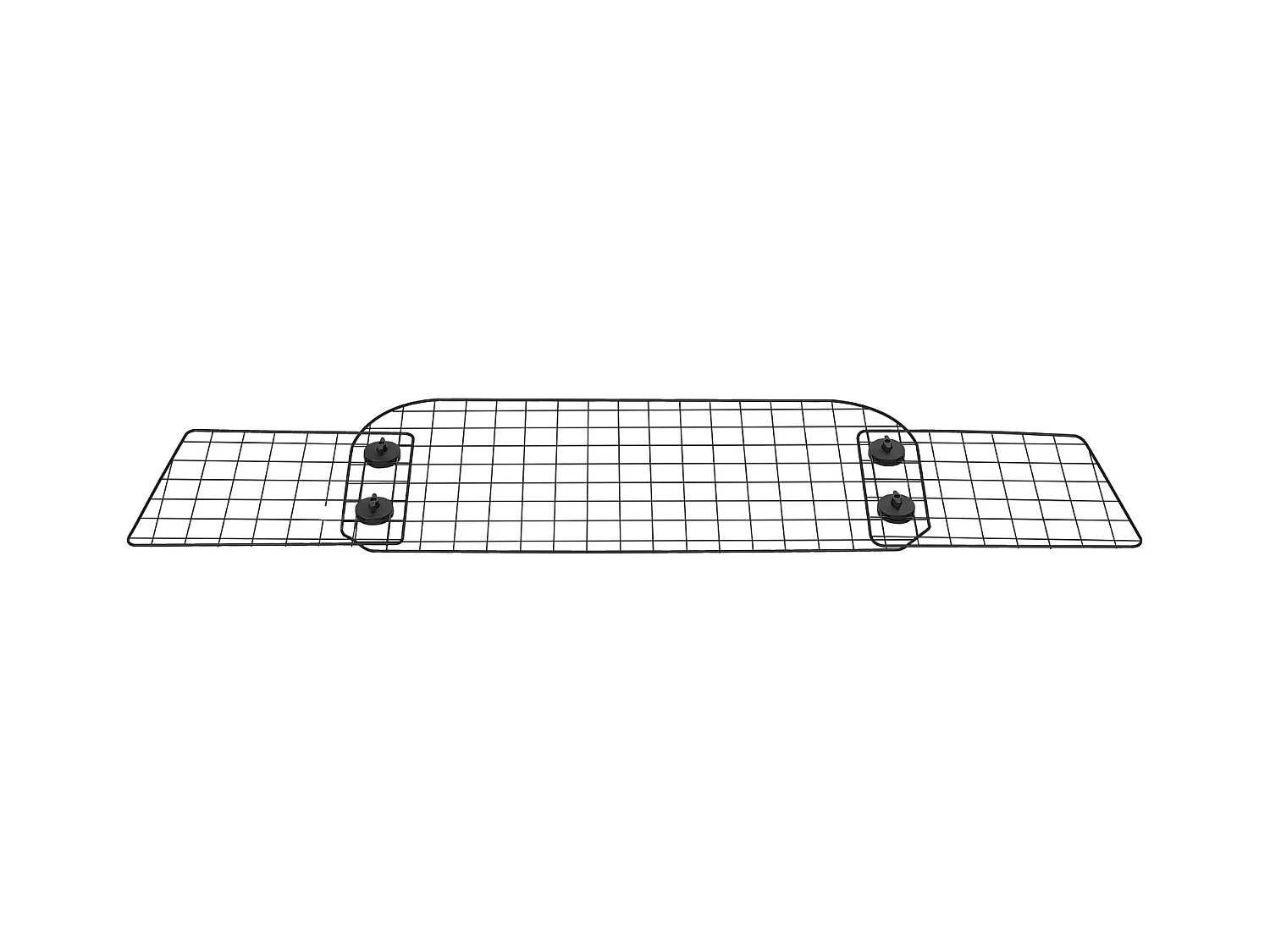 Barrière de Sécurité Réglable pour Chien SucceBuy, (96 à 168 cm), Séparateur de Voiture pour Espace de Chargement