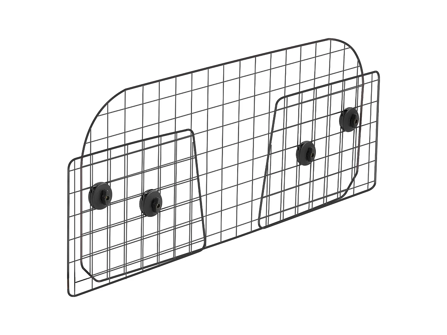Barrière de Sécurité Réglable pour Chien SucceBuy, (96 à 168 cm), Séparateur de Voiture pour Espace de Chargement